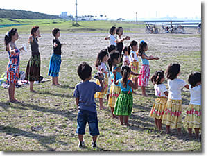 フラサークル プルメリア ハマフラ リポート2009 in Makuhari Beach