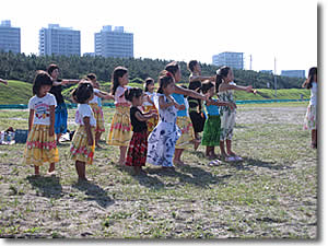 フラサークル プルメリア ハマフラ リポート2009 in Makuhari Beach