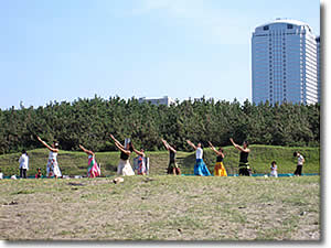 フラサークル プルメリア ハマフラ リポート2009 in Makuhari Beach