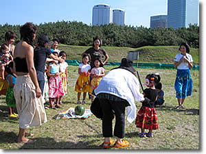 フラサークル プルメリア ハマフラ リポート2009 in Makuhari Beach