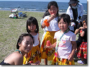 フラサークル プルメリア ハマフラ リポート2009 in Makuhari Beach