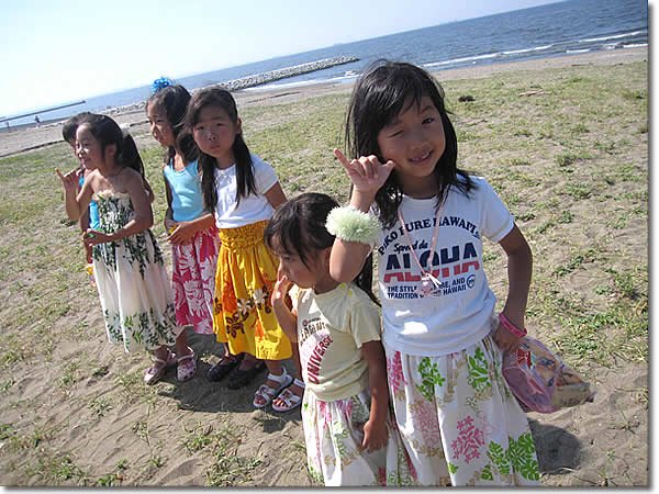 フラサークル プルメリア ハマフラ リポート2009 in Makuhari Beach