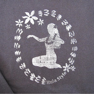 フラスタイル 七分袖ストレッチTシャツ フラガール ホワイト