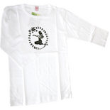 フラスタイル 七分袖ストレッチTシャツ フラガール ホワイト