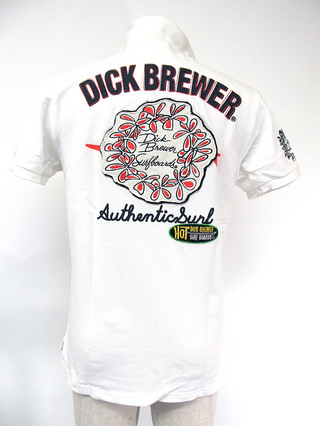 Dick Brewer  メンズ ポロシャツ 36ホワイト