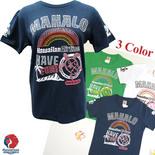 ハワイアンエアライン 新ラインストーン Tシャツ レインボー
