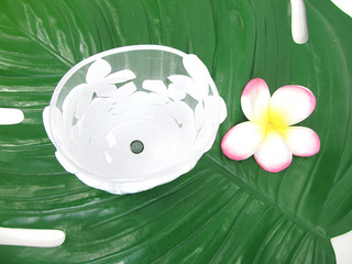 フラハワイ（Hula Hawaii）アクリル バスアイテム タンブラー ティアレホワイト