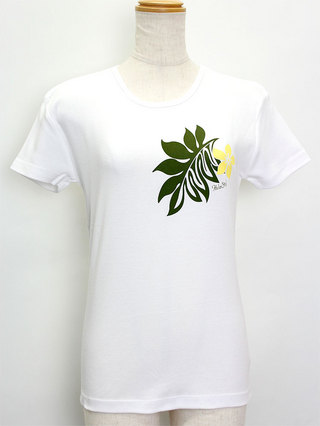 フラスタイル（Hula Style）Tシャツ モダンモンステラ ホワイト