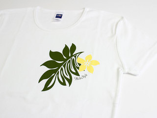 フラスタイル（Hula Style）Tシャツ モダンモンステラ ホワイト