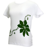 フラスタイル（Hula Style）Tシャツ ティアレ＆ピカケレイ ホワイト
