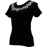 フラスタイル（Hula Style）Tシャツ ティアレレイ ブラック
