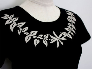 フラスタイル（Hula Style）Tシャツ ティアレレイ ブラック