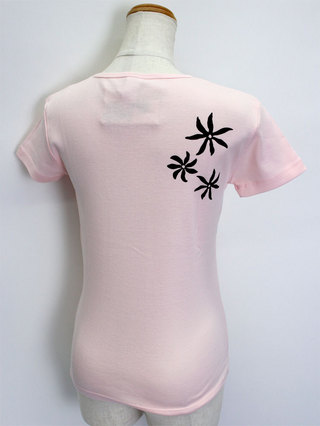 フラスタイル（Hula Style）Tシャツ ティアレレイ ピンク