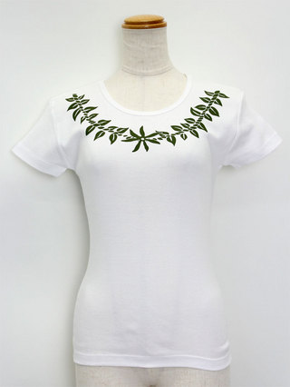 フラスタイル（Hula Style）Tシャツ ティアレレイ ホワイト