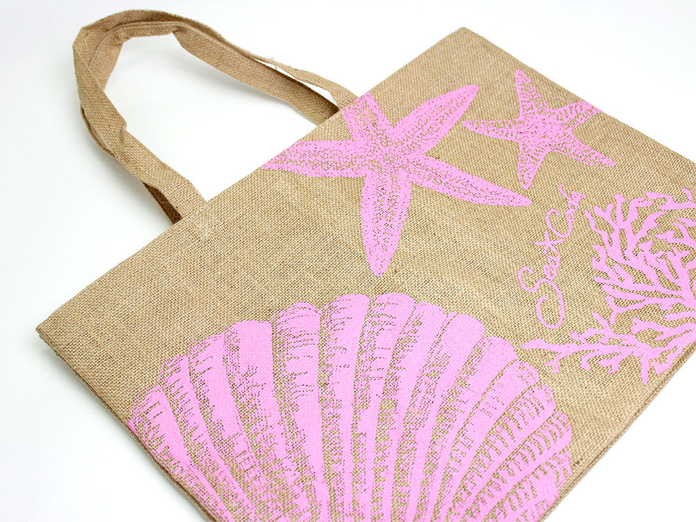 フラレフア（Hula Lehua）Sea Codeジュートバッグ｜フラと