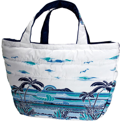 フララニ（Hula Lani）Lサイズトートバッグ サンセットビーチ ホワイト