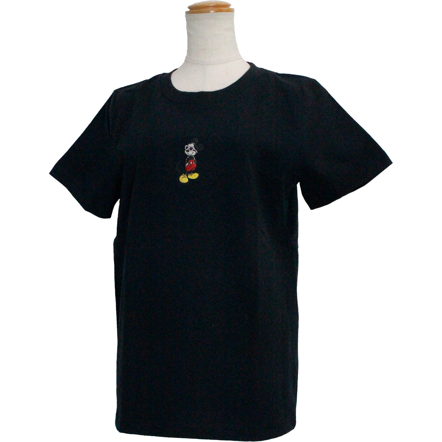フララニ ミッキー刺繍Tシャツ サングラスミッキー ブラック｜フラとハワイアンスタイル専門店 ララフラ