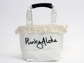 パンキーアロハ（Punky Aloha）帆布フリンジトートバッグ YEL1