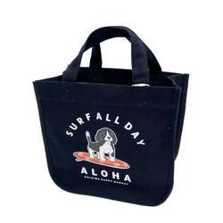ハレイワ公式（HALEIWA）ALOHAドッグミニトート ブラック