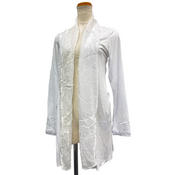 フラハワイアン シアーカーディガン ホワイト