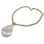 ピュアビーズネックレス パールシェル ナチュラル