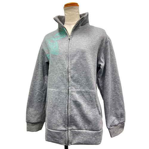 スタンドネック ジップブルゾン ティアレ グレー