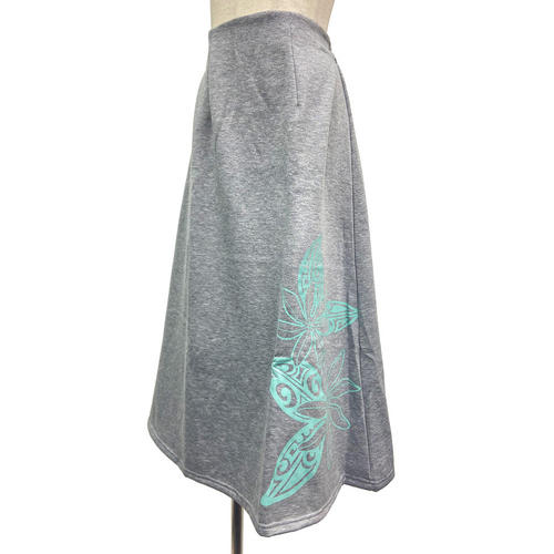 裏起毛スウェットスカート ティアレ グレー