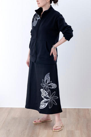 裏起毛スウェットスカート ティアレ グレー