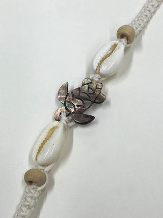 編みこみアンクレットミサンガ ホヌシェル