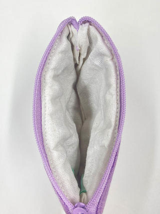 alohaイカット生地ミニポーチ パープル